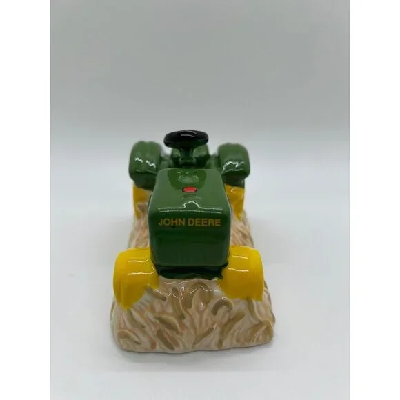 John Deere Tractor  Salt and Pepper  Shakers John Deere Green Farm House Country - Picture 9 of 13